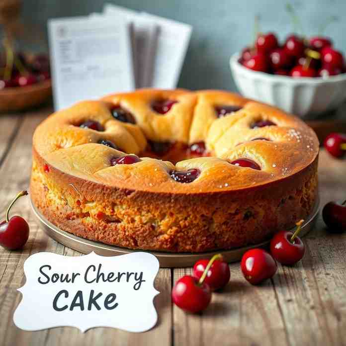 Sour Cherry Cake - Easy Recipes Using Sour Cherries
